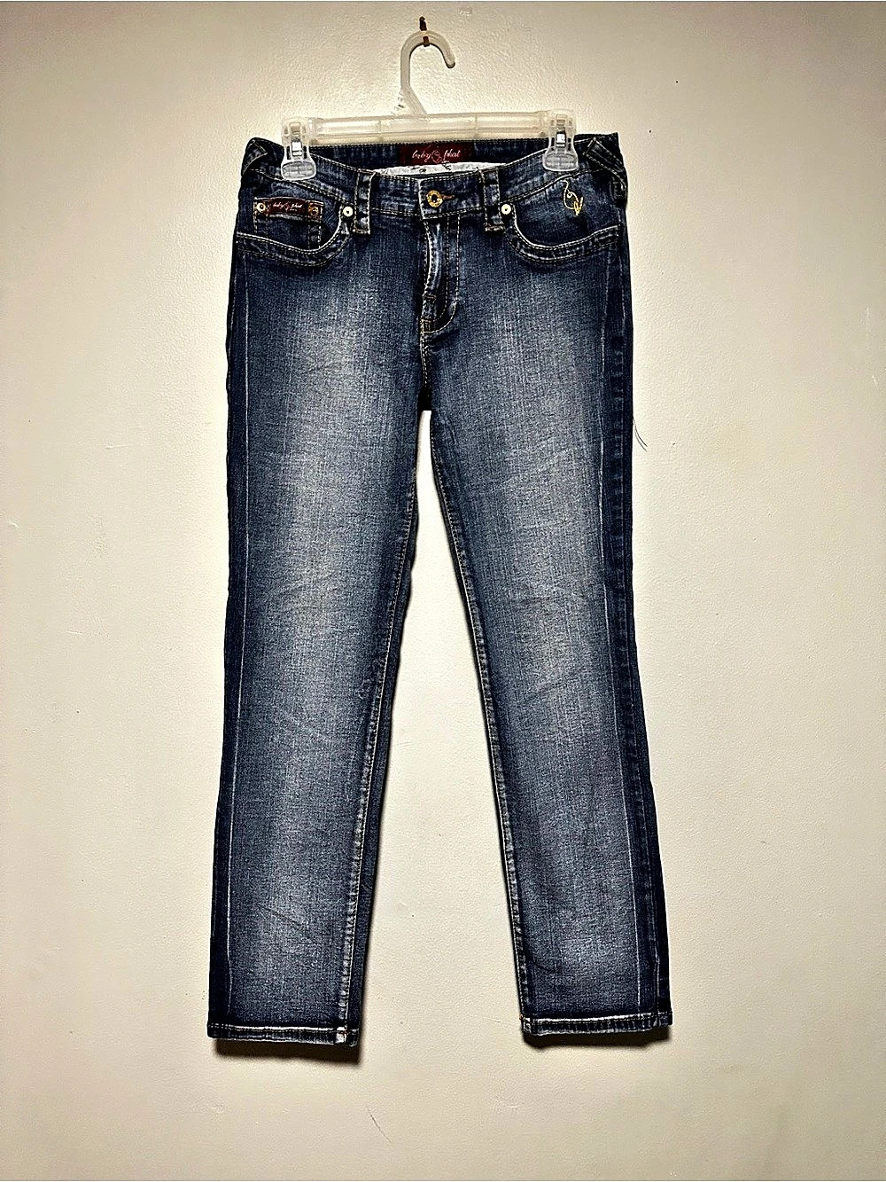 Vintage Y2K Baby Phat embroidered pocket jeans Skinny Jeans in Blue